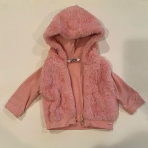 Mayoral Pink Hoodie Sweatshirt Jacket